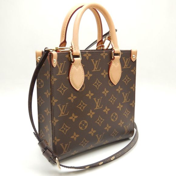 Louis Vuitton Monogram Sac Plat BB Handbag Brown - Picture 2 of 8